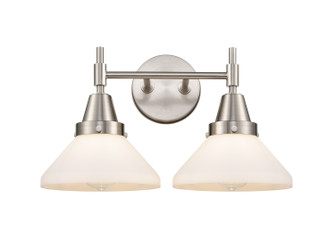 Caden LED Bath Vanity in Satin Nickel (405|447-2W-SN-W-LED)