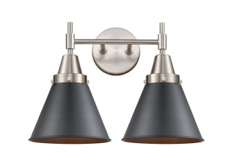 Caden LED Bath Vanity in Satin Nickel (405|447-2W-SN-M13-BK-LED)