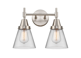 Caden LED Bath Vanity in Satin Nickel (405|447-2W-SN-G62-LED)