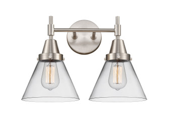 Caden Two Light Bath Vanity in Satin Nickel (405|447-2W-SN-G42)