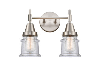Caden LED Bath Vanity in Satin Nickel (405|447-2W-SN-G184S-LED)
