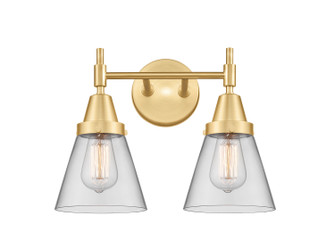 Caden LED Bath Vanity in Satin Gold (405|447-2W-SG-G62-LED)