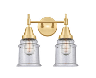 Caden Two Light Bath Vanity in Satin Gold (405|447-2W-SG-G184)