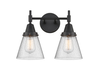 Caden Two Light Bath Vanity in Matte Black (405|447-2W-BK-G64)