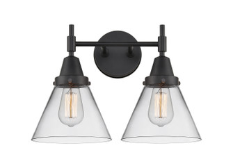 Caden Two Light Bath Vanity in Matte Black (405|447-2W-BK-G42)