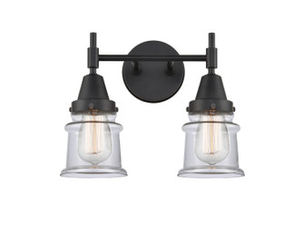 Caden Two Light Bath Vanity in Matte Black (405|447-2W-BK-G182S)