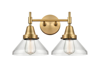 Caden Two Light Bath Vanity in Brushed Brass (405|447-2W-BB-G4472)