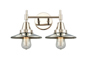 Caden LED Bath Vanity in Black Antique Brass (405|447-2W-BAB-M4-AB-LED)