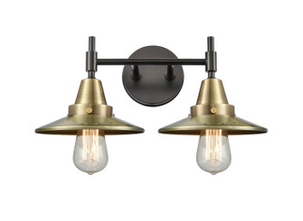 Caden Two Light Bath Vanity in Black Antique Brass (405|447-2W-BAB-M4-AB)