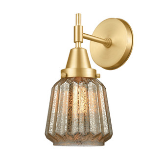 Caden One Light Wall Sconce in Satin Gold (405|447-1W-SG-G146)