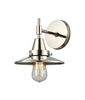 Caden LED Wall Sconce in Brushed Brass (405|447-1W-BB-M6-BK-LED)