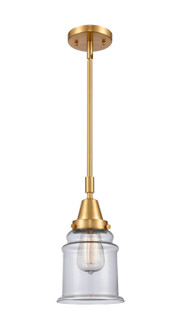 Caden One Light Mini Pendant in Satin Gold (405|447-1S-SG-G182)