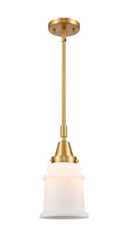 Caden One Light Mini Pendant in Satin Gold (405|447-1S-SG-G181)