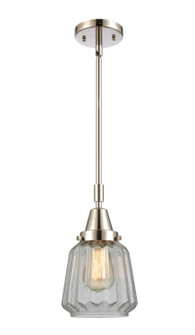 Caden LED Mini Pendant in Polished Nickel (405|447-1S-PN-G142-LED)