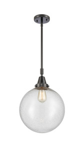 Caden One Light Mini Pendant in Matte Black (405|447-1S-BK-G204-12)
