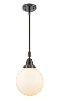 Caden LED Mini Pendant in Matte Black (405|447-1S-BK-G201-8-LED)