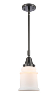Caden One Light Mini Pendant in Matte Black (405|447-1S-BK-G181)