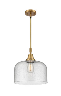 Caden One Light Mini Pendant in Brushed Brass (405|447-1S-BB-G74-L)