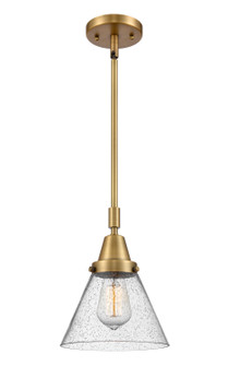 Caden One Light Mini Pendant in Brushed Brass (405|447-1S-BB-G44)