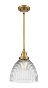 Caden One Light Mini Pendant in Brushed Brass (405|447-1S-BB-G222)