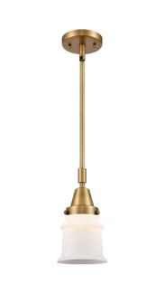 Caden One Light Mini Pendant in Brushed Brass (405|447-1S-BB-G181S)