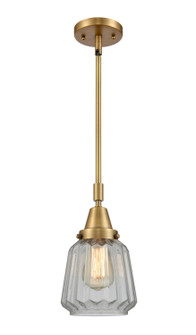 Caden LED Mini Pendant in Brushed Brass (405|447-1S-BB-G142-LED)