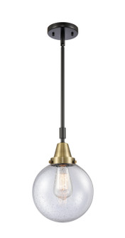 Caden LED Mini Pendant in Black Antique Brass (405|447-1S-BAB-G204-8-LED)