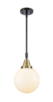 Caden LED Mini Pendant in Black Antique Brass (405|447-1S-BAB-G201-8-LED)