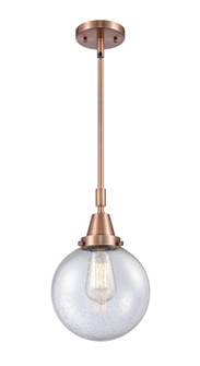 Caden One Light Mini Pendant in Antique Copper (405|447-1S-AC-G204-8)