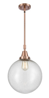 Caden LED Mini Pendant in Antique Copper (405|447-1S-AC-G204-12-LED)