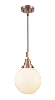 Caden One Light Mini Pendant in Antique Copper (405|447-1S-AC-G201-8)