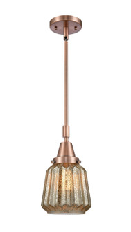 Caden LED Mini Pendant in Antique Copper (405|447-1S-AC-G146-LED)