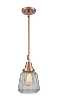 Caden LED Mini Pendant in Antique Copper (405|447-1S-AC-G142-LED)