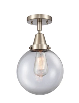 Caden One Light Semi-Flush Mount in Brushed Satin Nickel (405|447-1C-SN-G202-8)