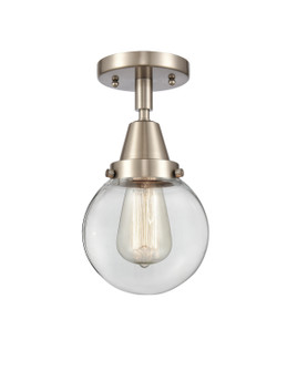 Caden One Light Semi-Flush Mount in Brushed Satin Nickel (405|447-1C-SN-G202-6)