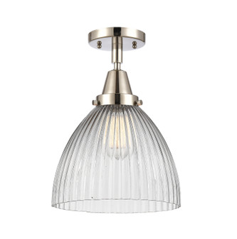 Caden LED Semi-Flush Mount in Polished Nickel (405|447-1C-PN-G222-LED)