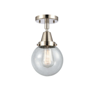 Caden LED Semi-Flush Mount in Polished Nickel (405|447-1C-PN-G204-6-LED)