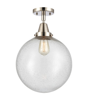 Caden LED Semi-Flush Mount in Polished Nickel (405|447-1C-PN-G204-12-LED)