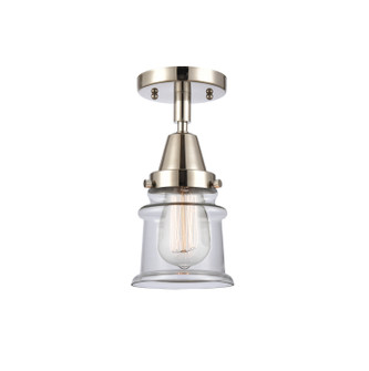 Caden LED Semi-Flush Mount in Polished Nickel (405|447-1C-PN-G182S-LED)