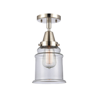 Caden LED Semi-Flush Mount in Polished Nickel (405|447-1C-PN-G182-LED)