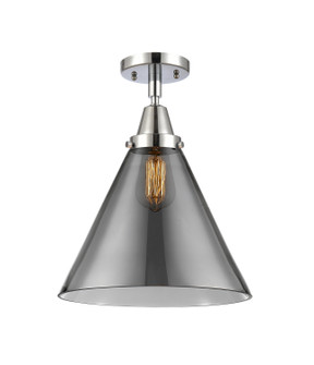 Caden One Light Flush Mount in Polished Chrome (405|447-1C-PC-G43-L)
