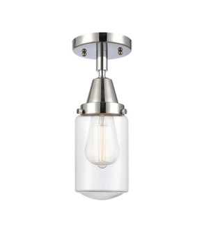Caden One Light Flush Mount in Polished Chrome (405|447-1C-PC-G312)