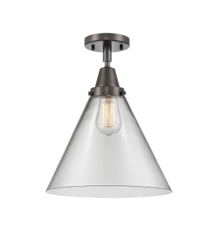 Caden One Light Semi-Flush Mount in Oil Rubbed Bronze (405|447-1C-OB-G42-L)