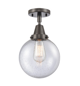 Caden One Light Semi-Flush Mount in Oil Rubbed Bronze (405|447-1C-OB-G204-8)
