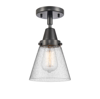 Caden LED Semi-Flush Mount in Matte Black (405|447-1C-BK-G64-LED)