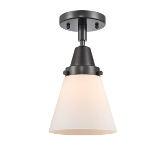 Caden LED Semi-Flush Mount in Matte Black (405|447-1C-BK-G61-LED)