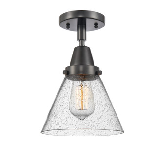 Caden One Light Semi-Flush Mount in Matte Black (405|447-1C-BK-G44)
