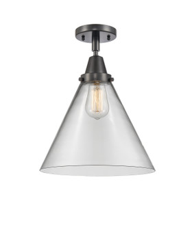 Caden LED Semi-Flush Mount in Matte Black (405|447-1C-BK-G42-L-LED)