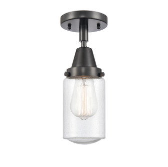 Caden One Light Flush Mount in Matte Black (405|447-1C-BK-G314)