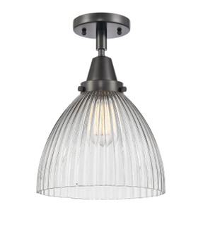 Caden One Light Semi-Flush Mount in Matte Black (405|447-1C-BK-G222)